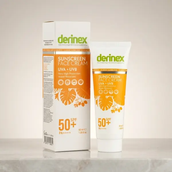 كريم ديرنيكس (Derinex) الواقي من الشمس لجميع أنواع البشرة - SPF 50+UVA+UVB image 1