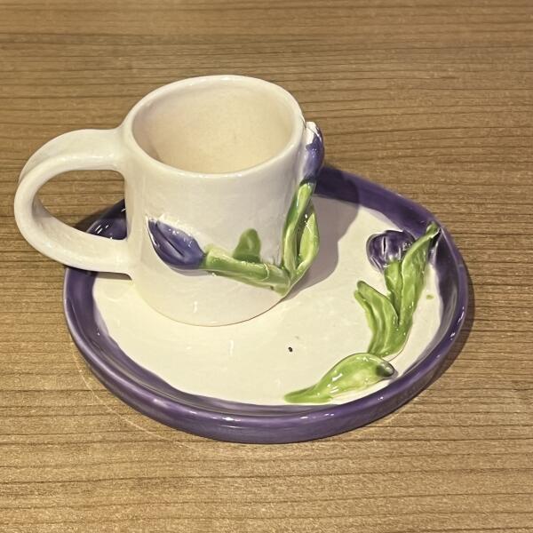فنجان قهوة هاند ميد تركي image 2