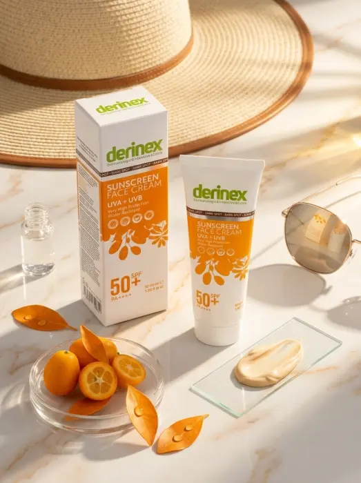 كريم ديرنيكس (Derinex) الواقي من الشمس ومحارب البقع والتصبغات - SPF 50+UVA+UVB image 0