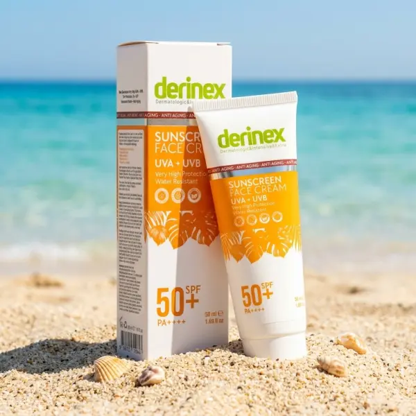 كريم ديرنيكس (Derinex) الواقي من الشمس ومحارب علامات تقدم السن والشيخوخة - SPF 50+UVA+UVB image 1