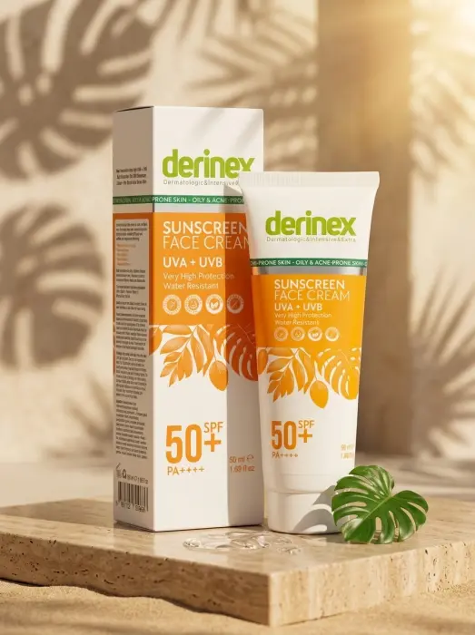 كريم ديرنيكس (Derinex) الواقي من الشمس للبشرة الدهنية والمعرضة لحب الشباب - SPF 50+UVA+UVB image 1