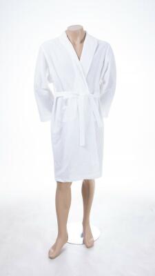 Bathrobe mens model 100% cotton disposable  image 1