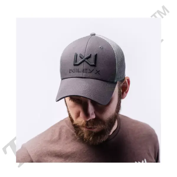 Trucker Cap Dark Grey-Embroidery Black WX Black Wiley X  image 2