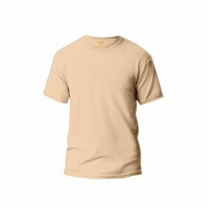 تيشيرت نصف كم قطن %100-بيج-3XL image 5