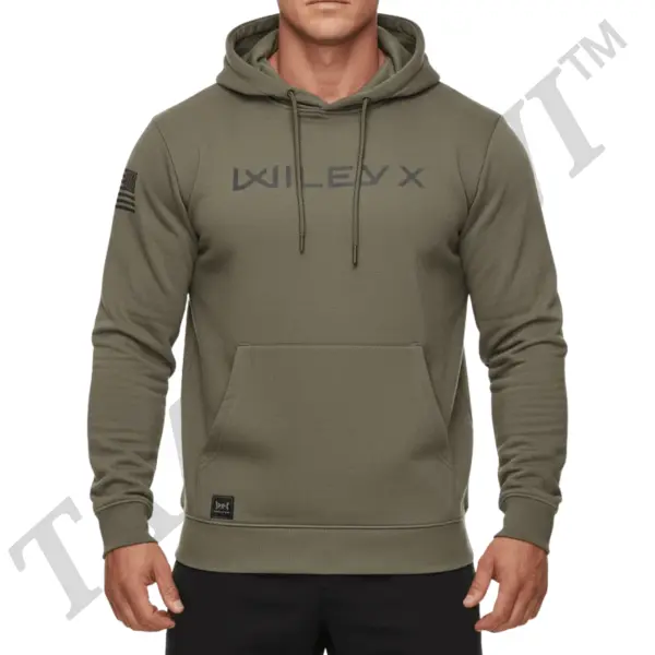 WX URBAN Hoodie Sage Green-Print OD Green image 2
