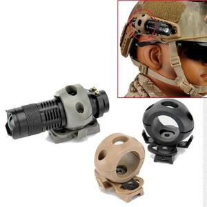 TBW Tactical Helmet Flash Light Mount-Coyote image 1