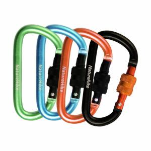 NATUREHIKE   Carabiner Utility Strap Lock NH15A008-D-Green image 0