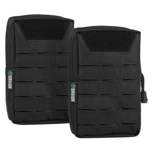 Savior Equipment® - أكياس تكتيكية رخوة مقاس 5 × 8 × 2.5 بوصة مع قطع بالليزر-بني image 0