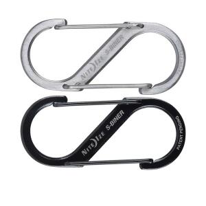 NITEIZE S-BINER® حلقة تسلق مزدوجة ستانلس ستيل-أسود image 0