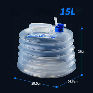 NatureHike Collapsible Water Bucket Folding Storage 5L PE Food Grade Outdoor Hiking Camping Accessories Travel Kits NH14S002-T-15L image 2