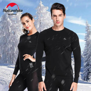 Naturehike Autumn Winter Unisex Coolmax Sports Underwear Quick Drying Underclothes Breathable Keep Warm Undies For Hiking Skiing-L image 0
