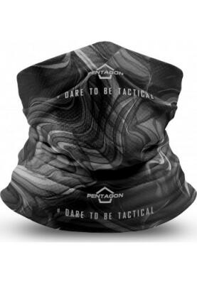 pentagon Skiron Neck Gaiter Liquid-BLACK WITH WHITE image 0