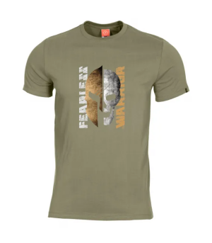 Pentagon Ageron Fearless Warrior T-Shirt - Olive-L image 0
