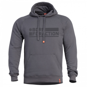 Phaeton "Born For Action" Hoodie-رمادي فاتح-S image 0