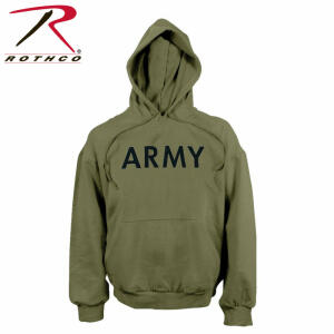 ROTHCO ARMY PT PULLOVER HOODED SWEATSHIRT-L image 0