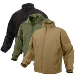 Covert Ops Light Weight Coyote Tan Soft Shell Jacket-أسود-M image 0