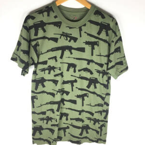 Rothco 66360 Vintage 'Guns' T-Shirt - Olive Drab image 1