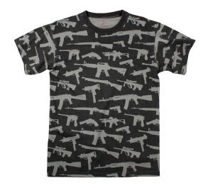 Rothco Vintage 'Guns' T-Shirt BLACK-XXL image 0