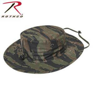 ROTHCO ADJUSTABLE BOONIE HAT-TIGER STRIPS CAMO image 0