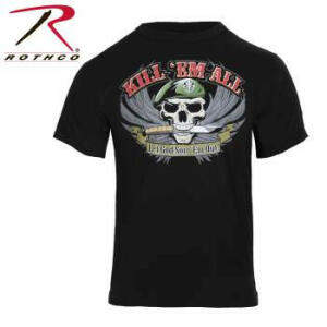 ROTHCO KILL 'EM ALL T-SHIRT-M image 0