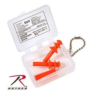 ROTHCO GI TYPE SILICON EARPLUGS image 1
