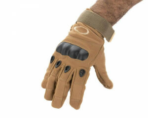 Waterproof Tactical Gloves  Black-L-بيج image 1