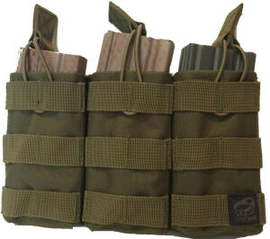 Triple Magazine Holder -Olive Green image 0