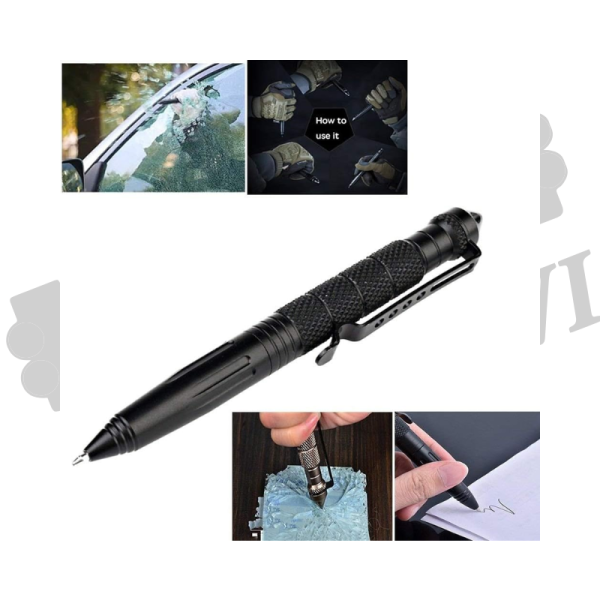 Aluminum Alloy Tactical Pen with Glass Breaker image 2