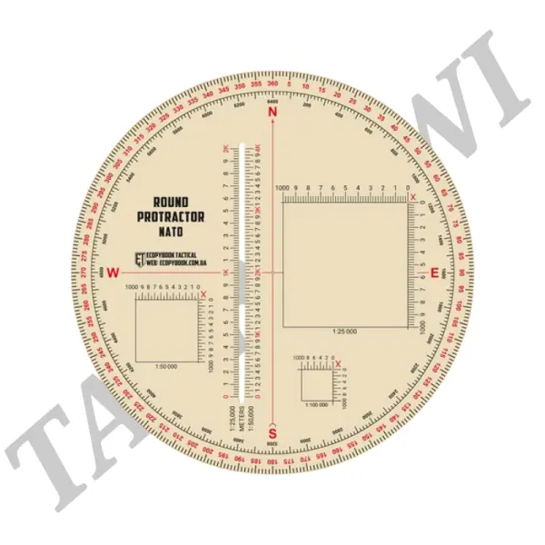 Ecopybook Tactical Linijka Prokurator okrągła (130 mm) NATO image 0