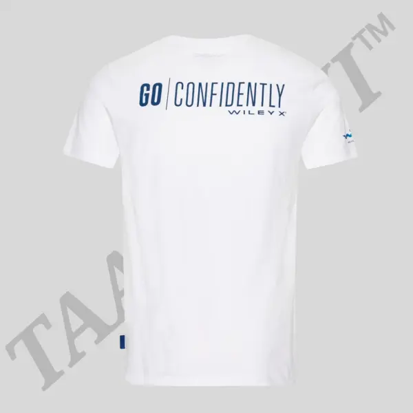 WX Fish T-shirt White Cotton W/ Wiley X image 1