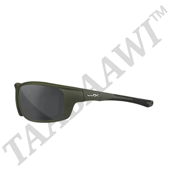 WX GRID Lenses CAPTIVATE™ Polarized Grey Frame Matte Utility Green   image 2