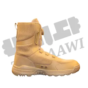 Barq Tactical Boots Auto Shoelace Locking System Side Zip image 1