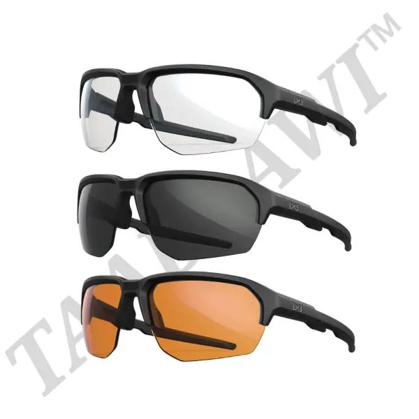WX JAKL Lenses Grey, Clear,Light Rust Frame Matte Black  image 1