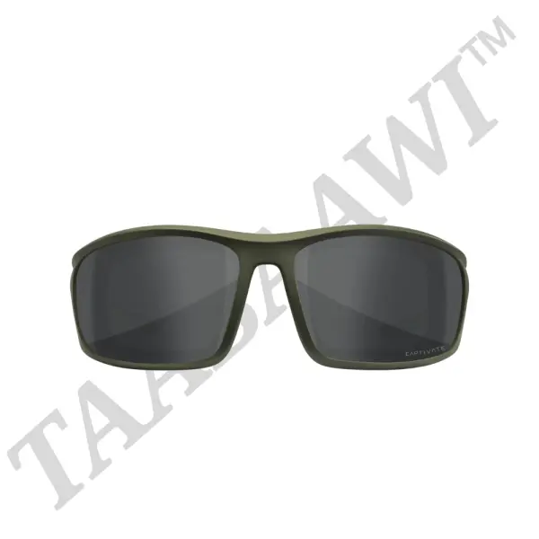 WX GRID Lenses CAPTIVATE™ Polarized Grey Frame Matte Utility Green   image 1