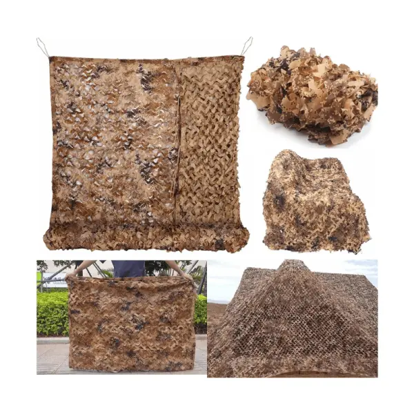 شبكة تمويه تكتيكية 10×10 قدم — تمويه صحراوي image 2