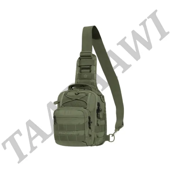 بنتاغون حقيبة صدر عالمية-رمادي image 1