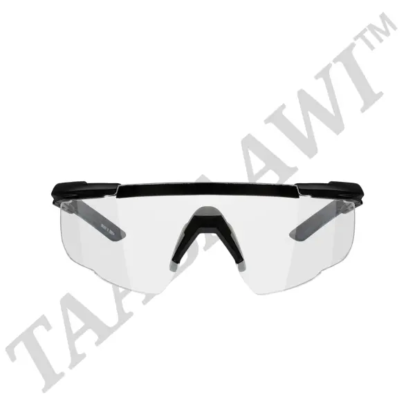 Saber Advanced-إطار شفاف باللون الأسود المطفي image 1