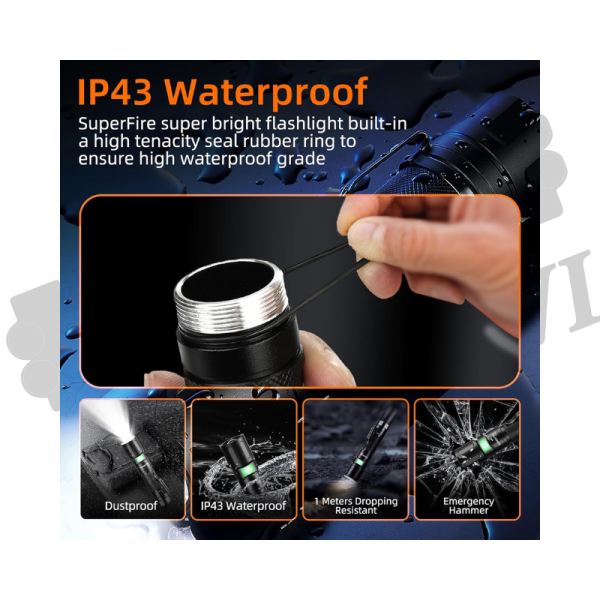 Suferfire   X60  flashhlight  with Pouch - 850 Lumens  image 2