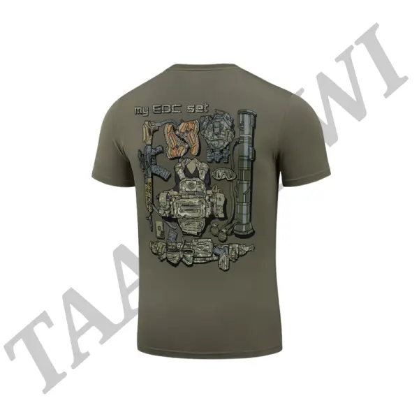 T-Shirt Omega-Olive Green -M image 2
