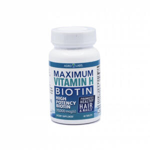 MAXIMUM VITAMIN BIOTIN 10.000 MCG 60 TAB image 0