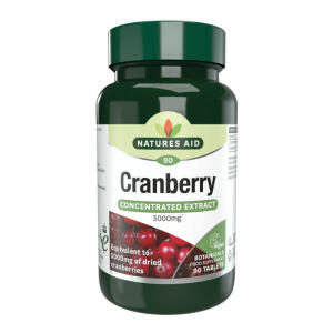 NATURES AID CRANBERRY 90TABLETS image 0