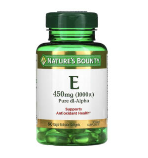 NATURES BOUNTY VITAMIN E 450MG 1000IU image 0