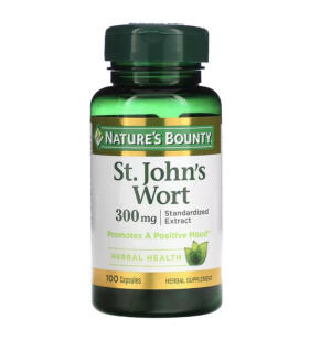 NATURES BOUNTY ST.JOHN&apos'S WORT 300MG 100 CAPSULES image 0
