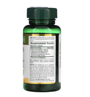 NATURES BOUNTY ST.JOHN&apos'S WORT 300MG 100 CAPSULES image 1