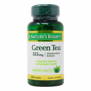 NATURES BOUNTY GREEN TEA 315MG 100 TABLETS  image 0