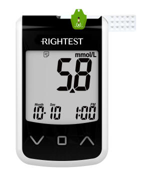 RIGHTEST WIZ PLUS BLOOD GLUCOSE MONITOR SYSTEM BIONIME image 0