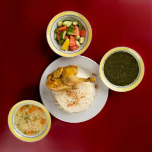 Mulukhiyah with Chicken image 0