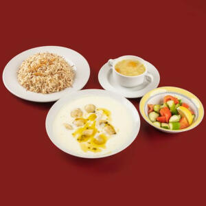  Shishbarak With Yogurt + Rice image 0
