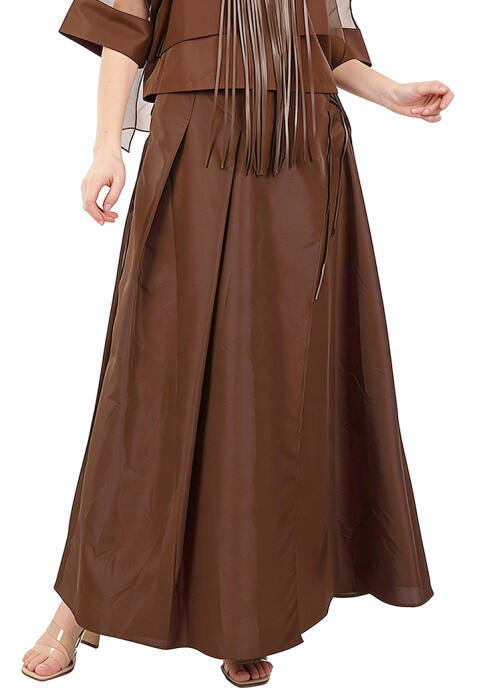 تنورة ماكسي ساتان image 4