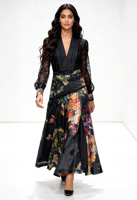 استقبال طويل - أسود - 46 image 0